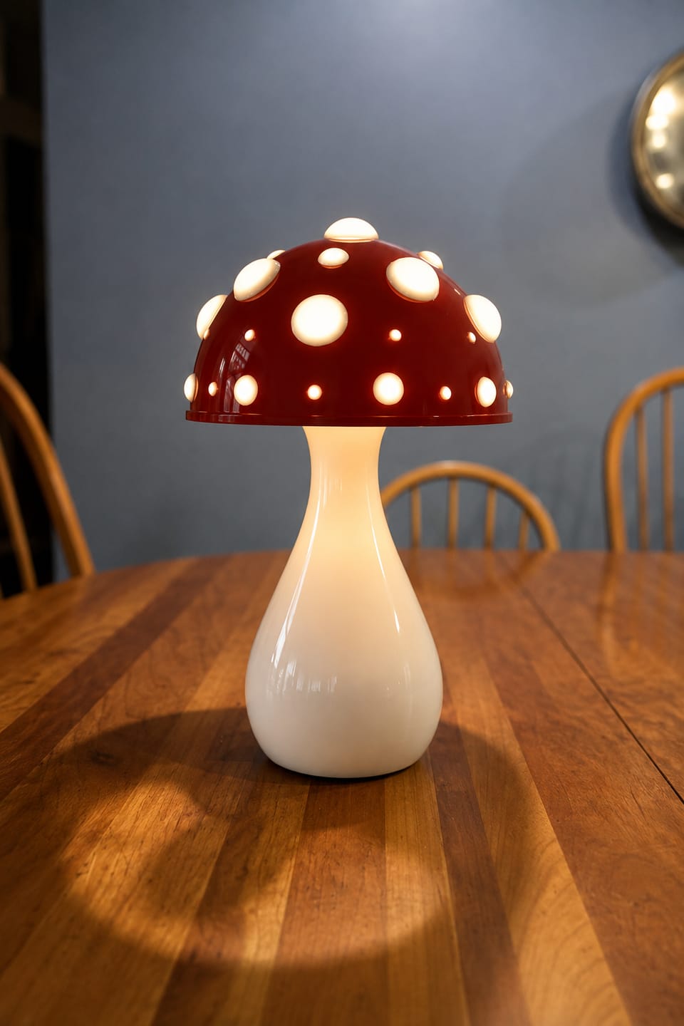 Customer photo review of Designer Mushroom Table Lamp