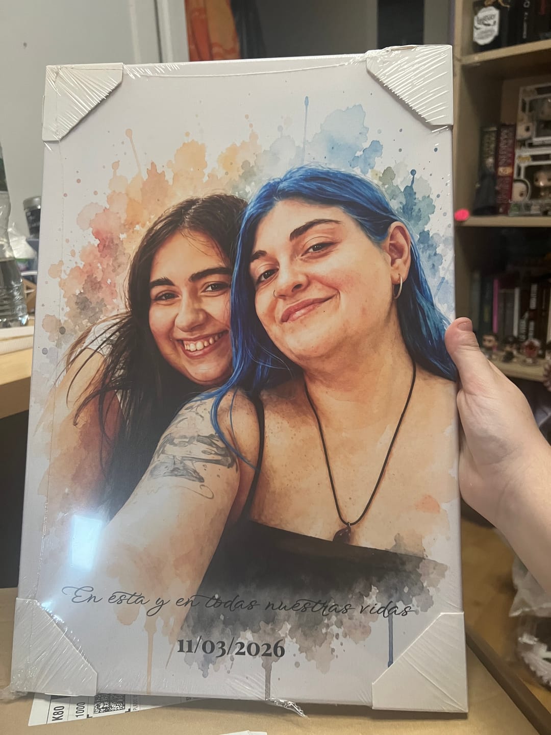 Customer photo review of Vuestra foto como obra de arte – con vista previa en vivo, como póster o lienzo