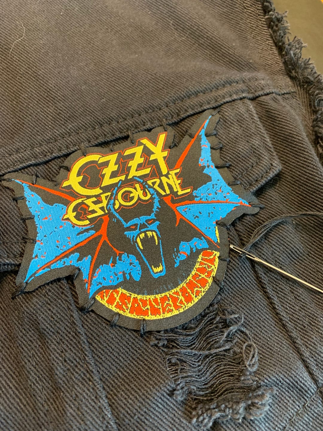 Customer photo review of Ozzy Osbourne - Flying High Again - Laser Cut Patch
