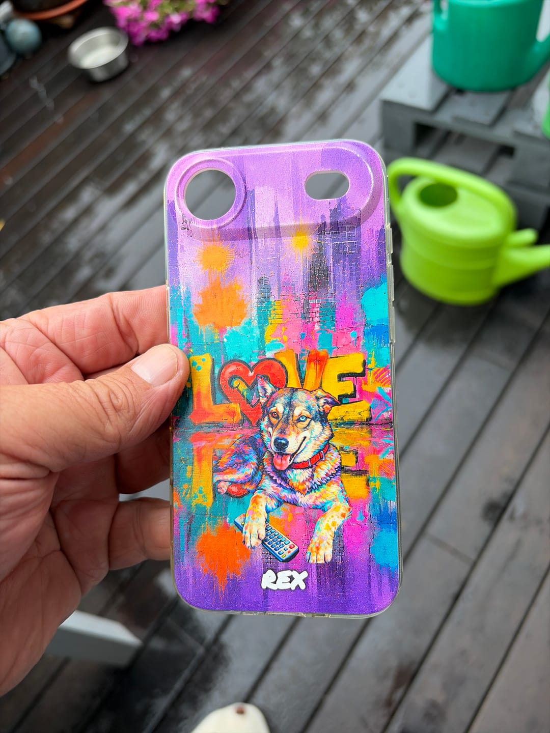 Customer photo review of Personalisierte Handyhülle - Streetart
