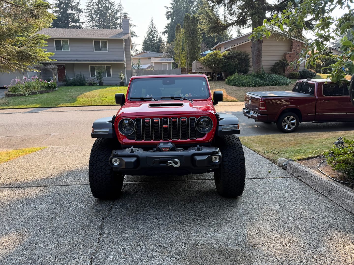 Customer photo review of Custom Paint Matched Front Grille – Refreshed Style fits Jeep Wrangler JL/ Gladiator JT
