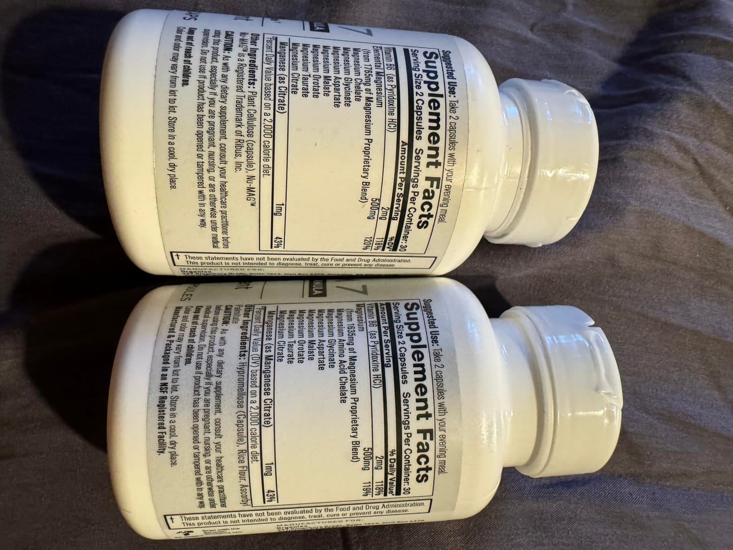 Customer photo review of Trendora Nutrition Magnesium 7 Daily Natural Magnesium & Sleep Supplement