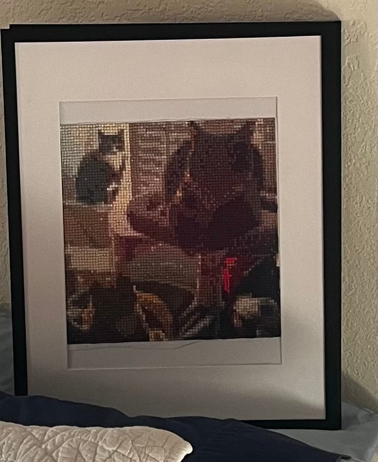 Customer photo review of Diamond Painting - Custom Photo