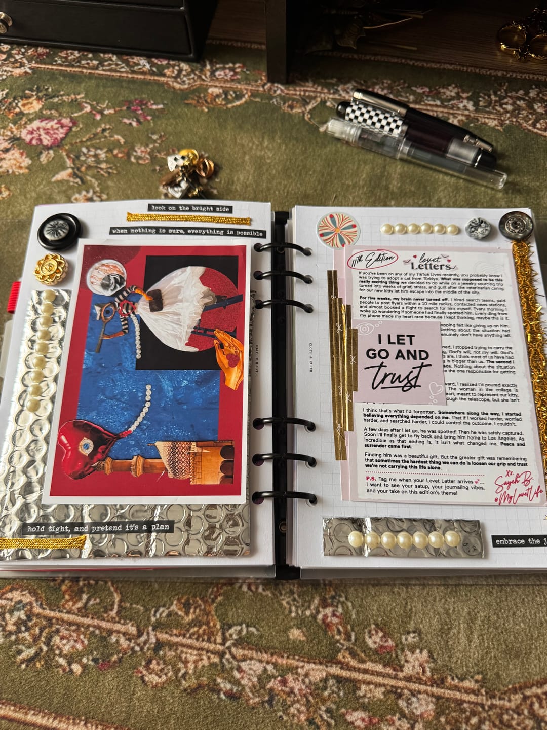 Customer photo review of Lovet Letters: The Monthly Mail Club