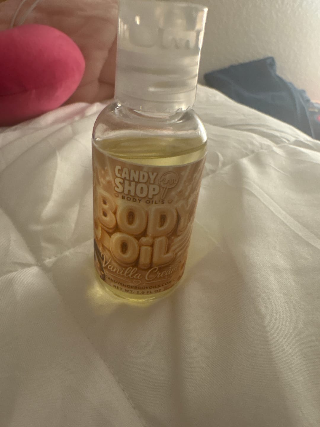 Customer photo review of Marshmallow Fluff Body Oil