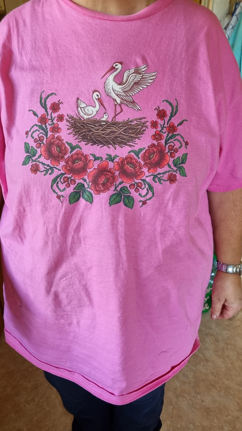 Customer photo review of Лелеки (Storks) T-Shirt