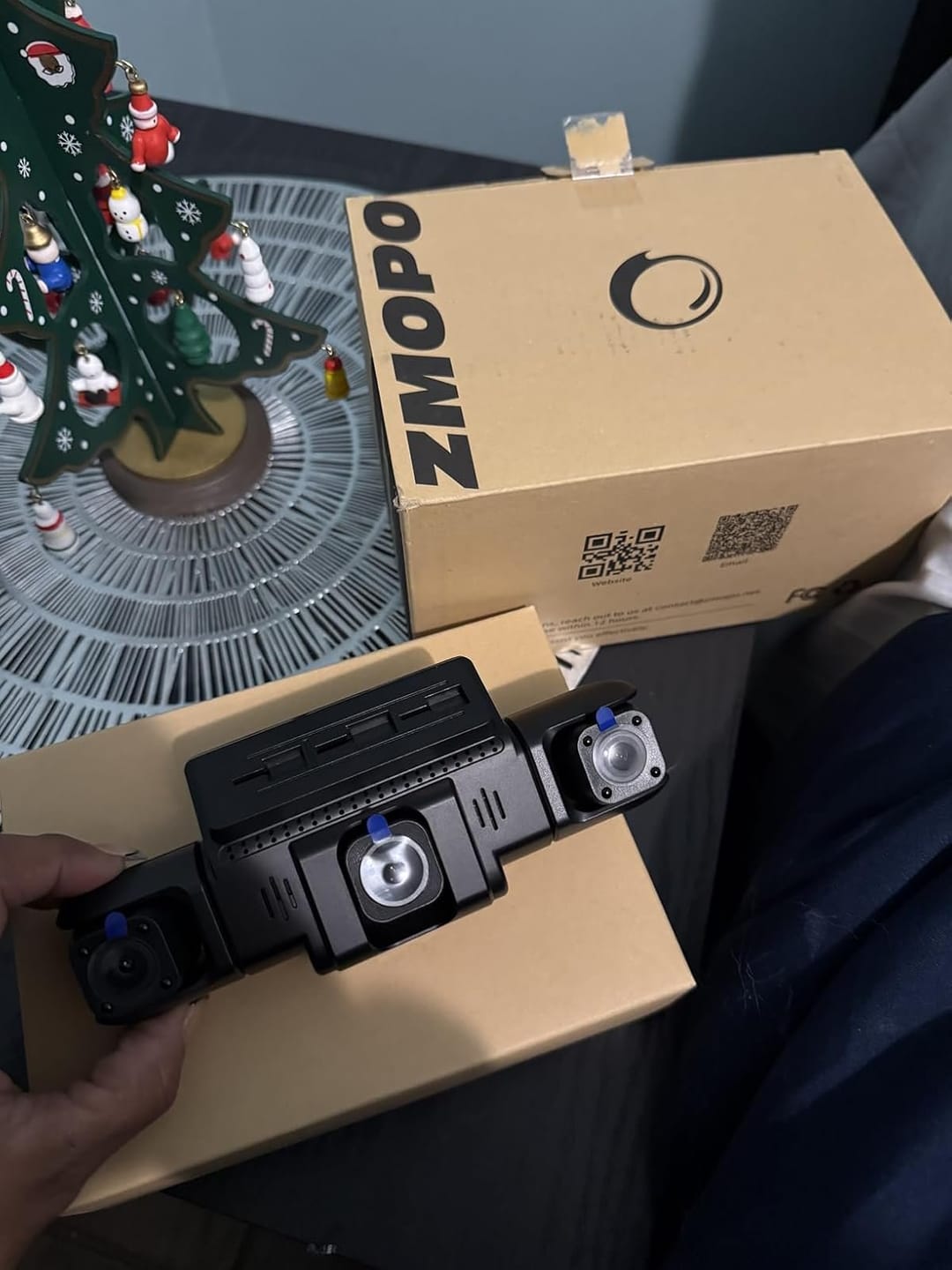 Customer photo review of BOLTHUT™ 4-Channel Dash Cam — 360° Front, Rear & Cabin, Night Vision