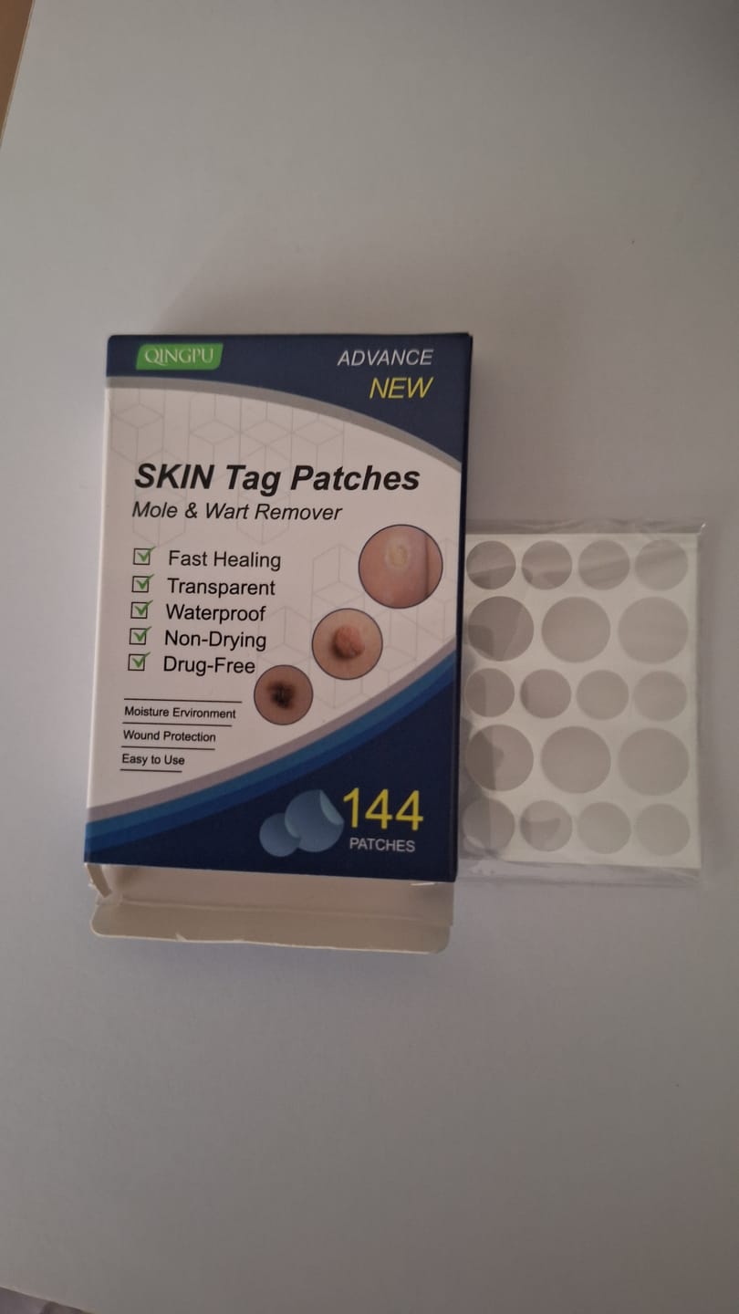 Customer photo review of Patchs cicatrisants post-acrochordons