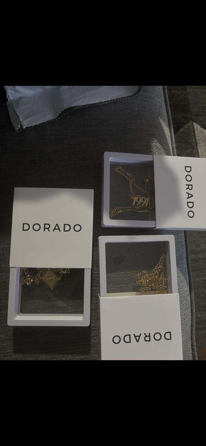 Customer photo review of Custom Name Necklace w/ Cuban Chain