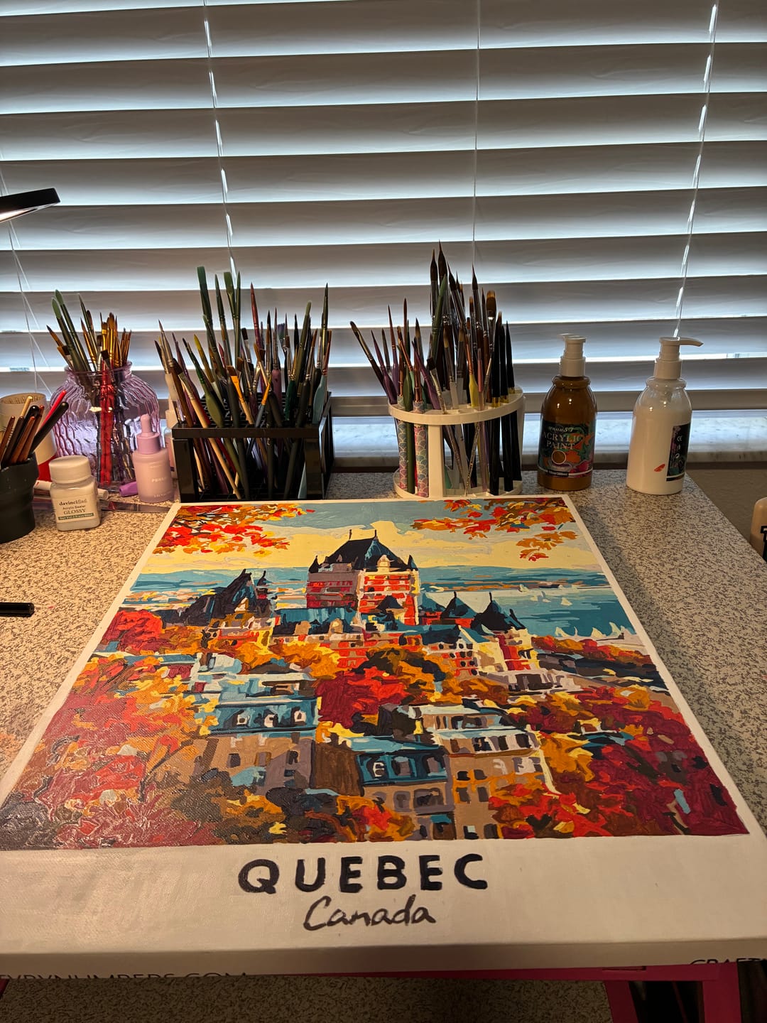 Customer photo review of Quebec Travel Poster