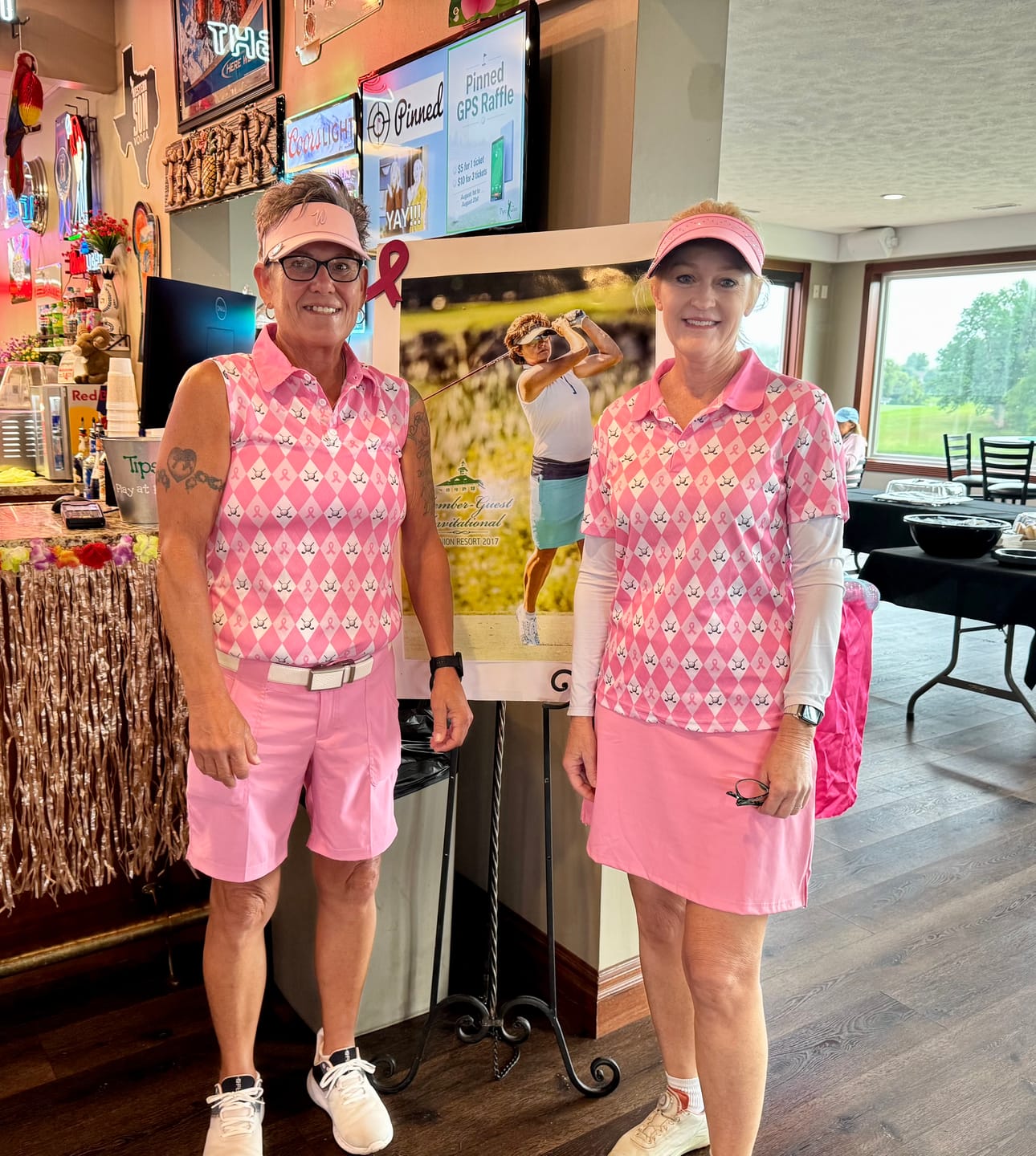 Customer photo review of Waggle Brand Visor - Pink