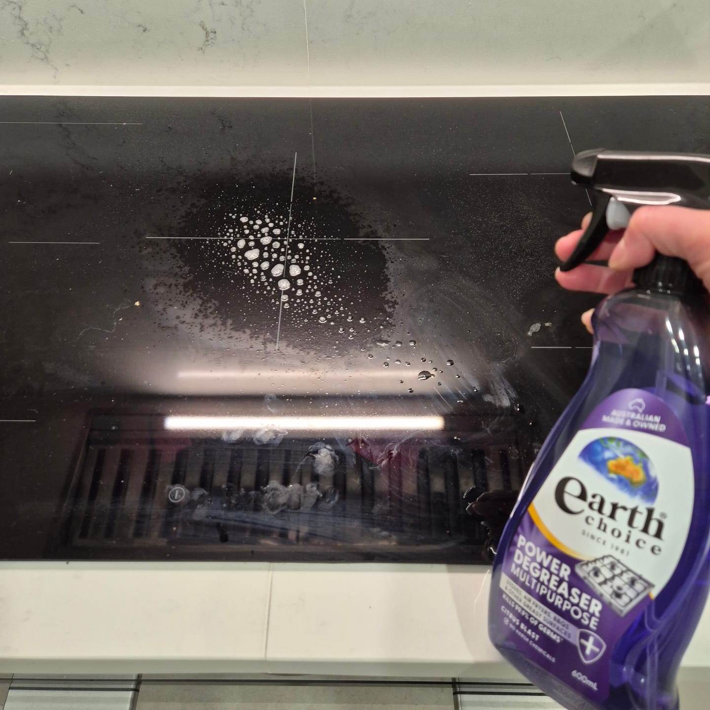Customer photo review of Earth Choice Power Degreaser Multipurpose 600mL