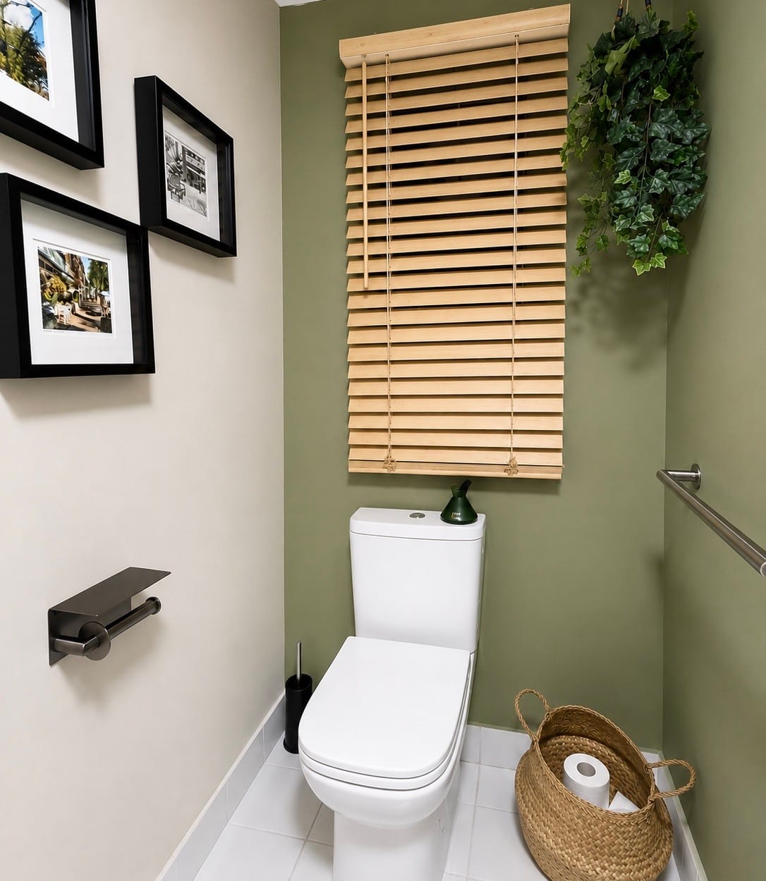 Customer photo review of Mono Toilet Paper Holder With Back And Top Panel  889007-1