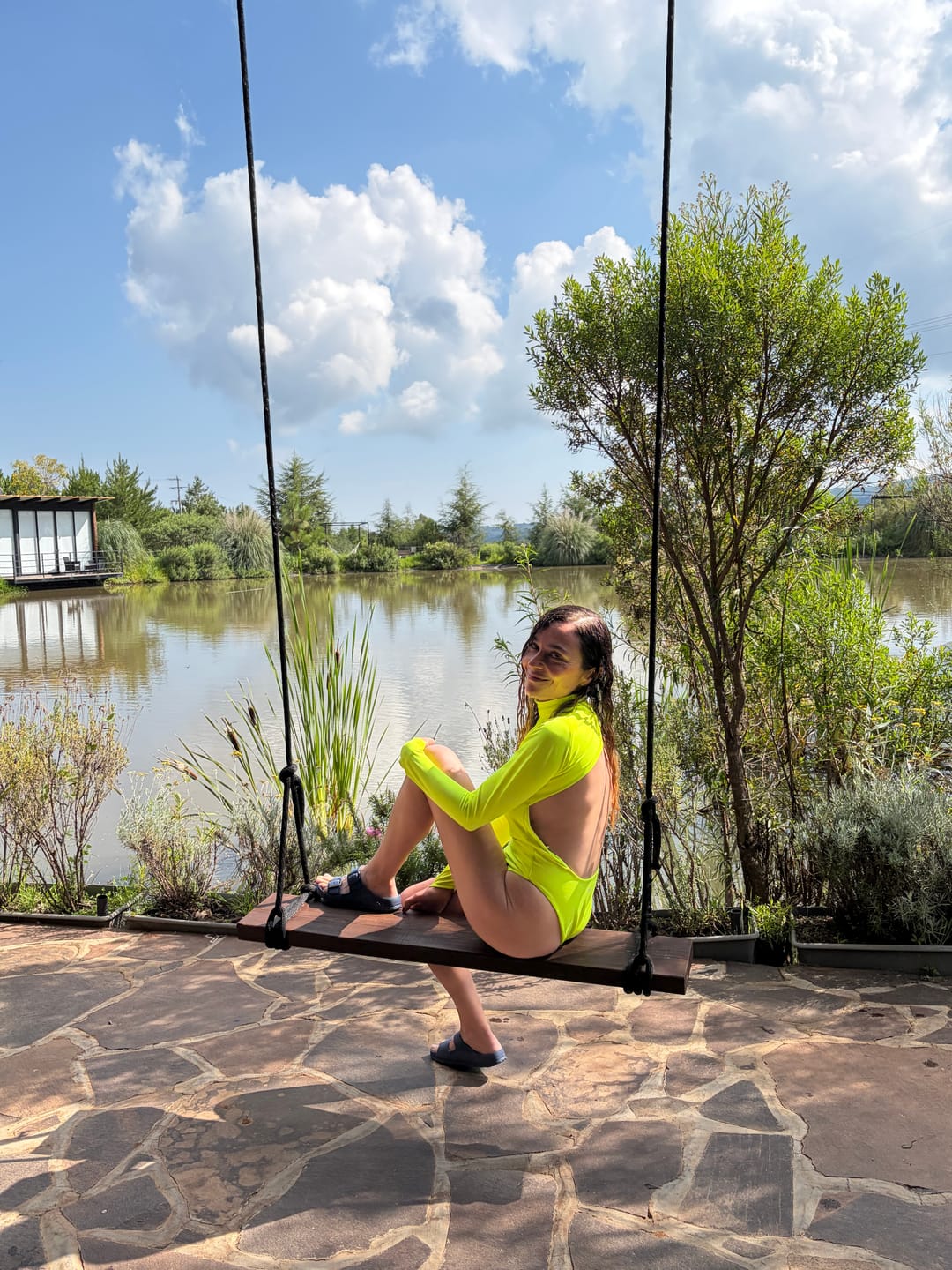 Customer photo review of Luna Long Sleeve Swimwear