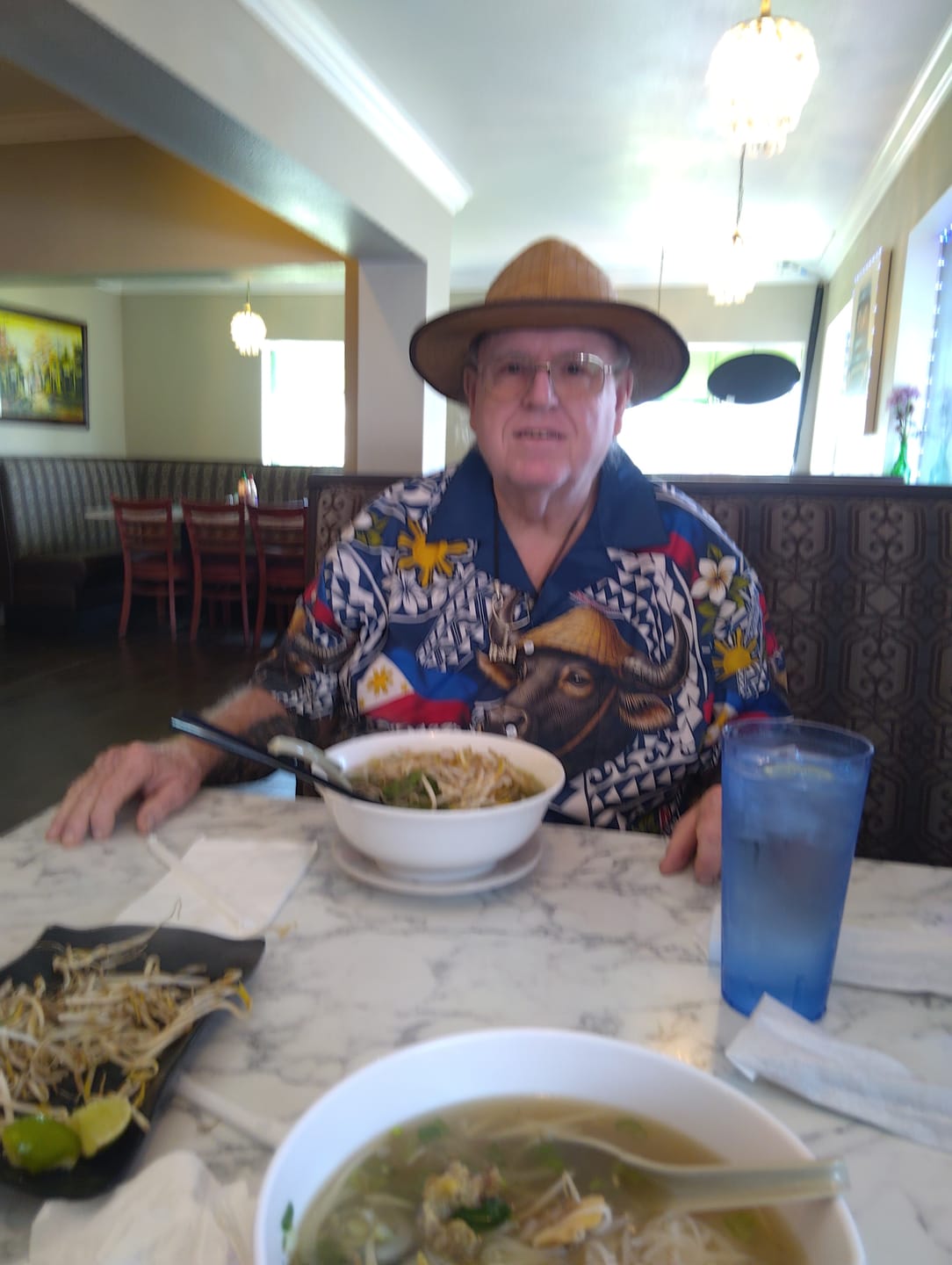 Customer photo review of Philippines Filipinos Hawaiian Shirt Carabao Sun Flag Floral Tribal Style