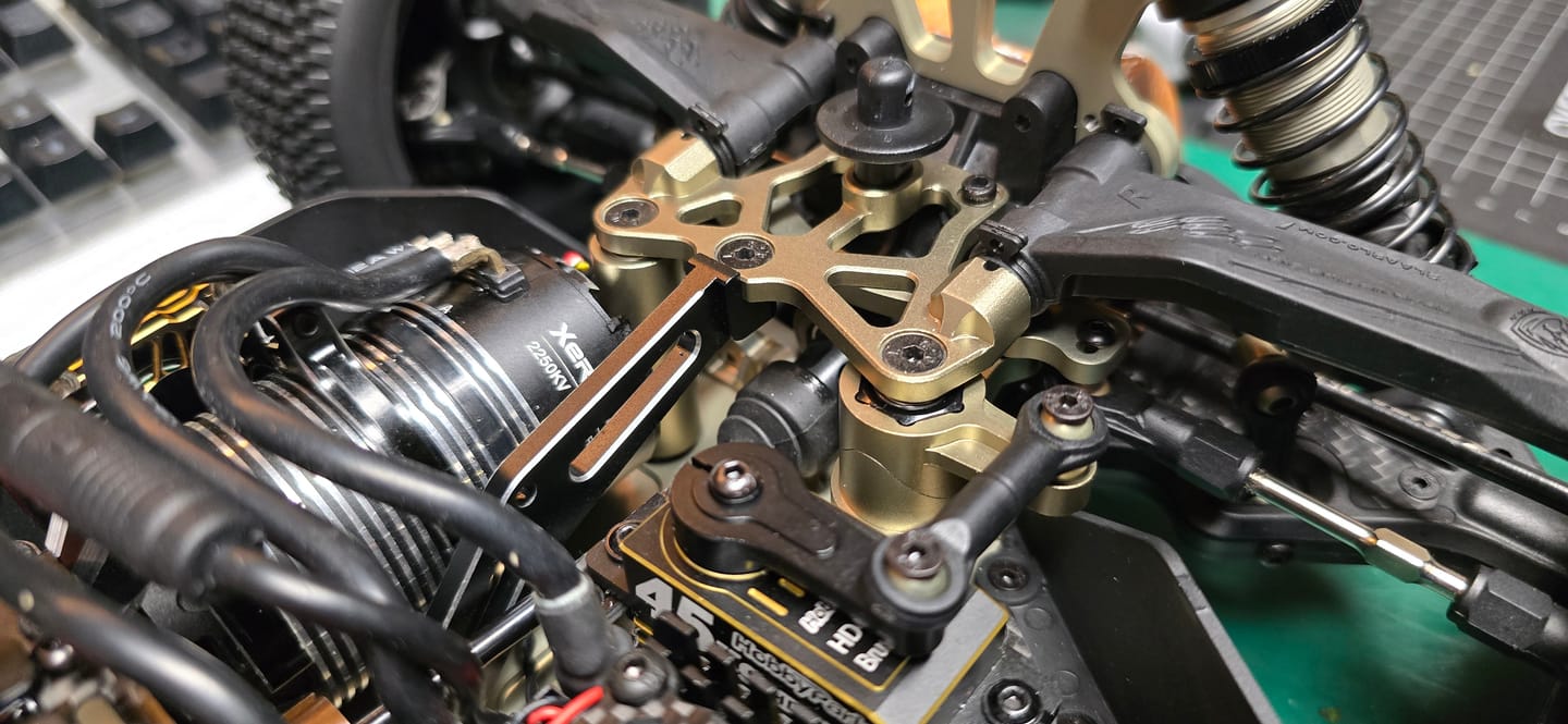 Customer photo review of Right Rear Aluminium Chassis Brace for DSK Buggy