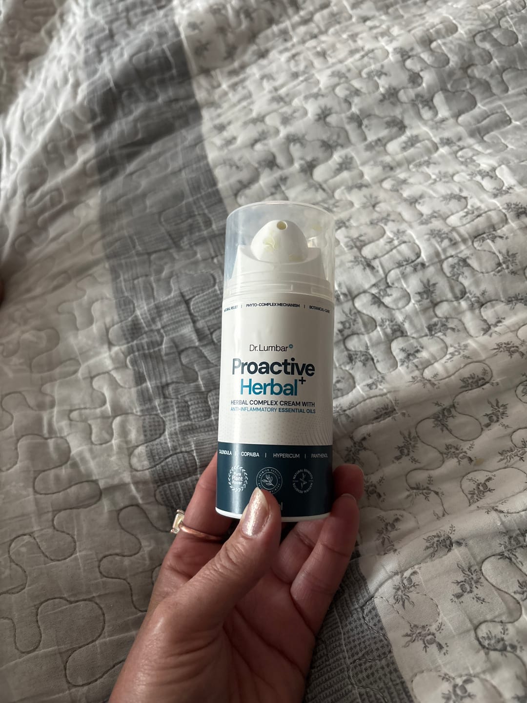 Customer photo review of Proactive Herbal+ Speciális Gyógynövény Krém Izmokra, Ízületekre, Talpi Bőnyére