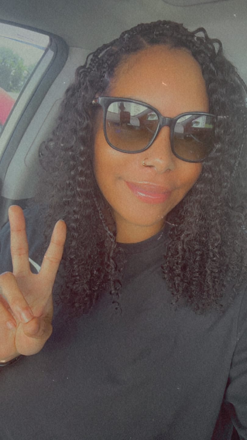 Customer photo review of Ywigs Burmese Water Curly Human Crochet Hair