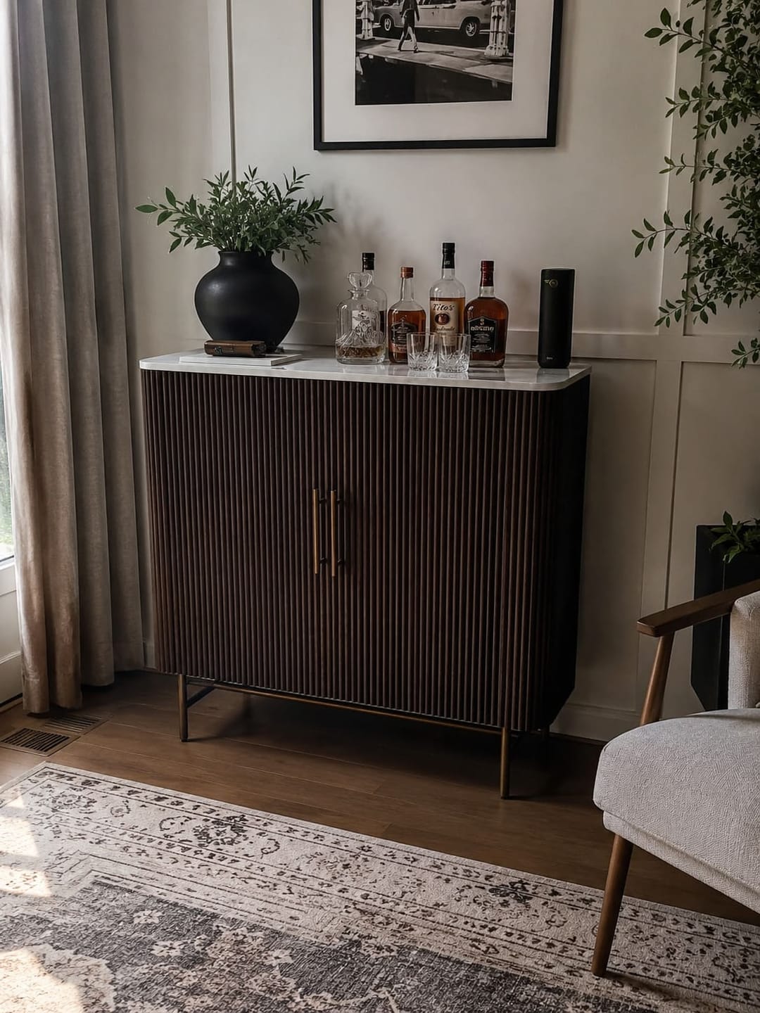 Customer photo review of Fanny Bar Cabinet