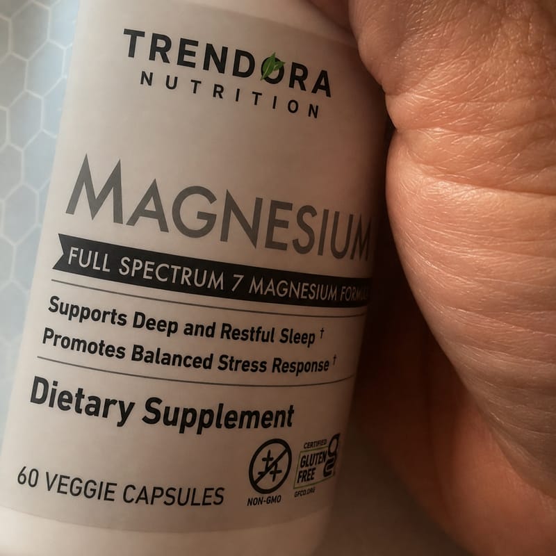 Customer photo review of Trendora Nutrition Magnesium 7 Daily Natural Magnesium & Sleep Supplement