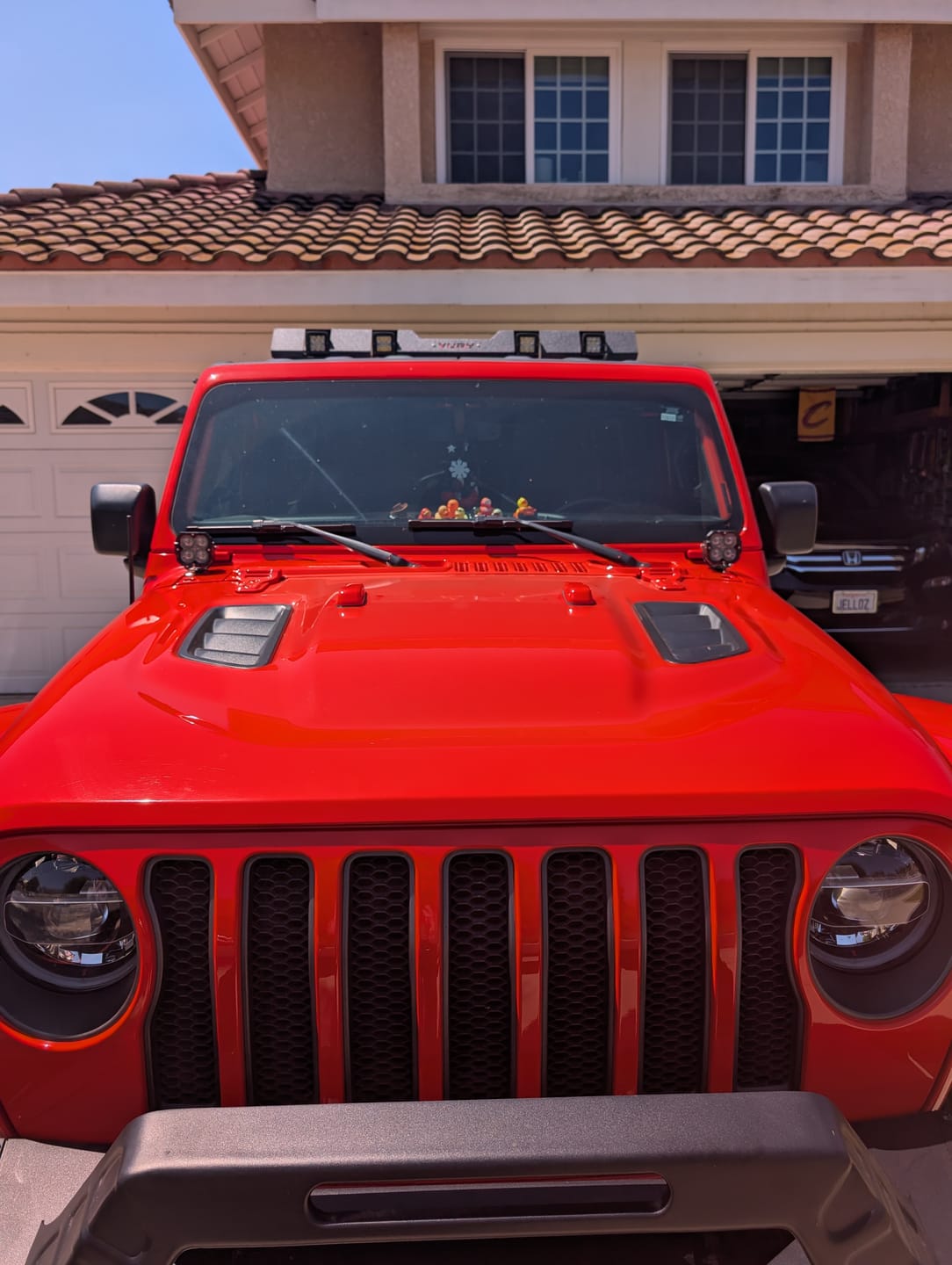 Customer photo review of COVER'D UP Windshield Bumper Covers (Fits JL/JT)