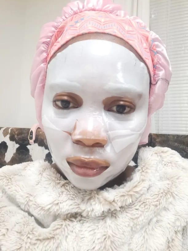 Customer photo review of Bio-Collagen Deep Face Mask