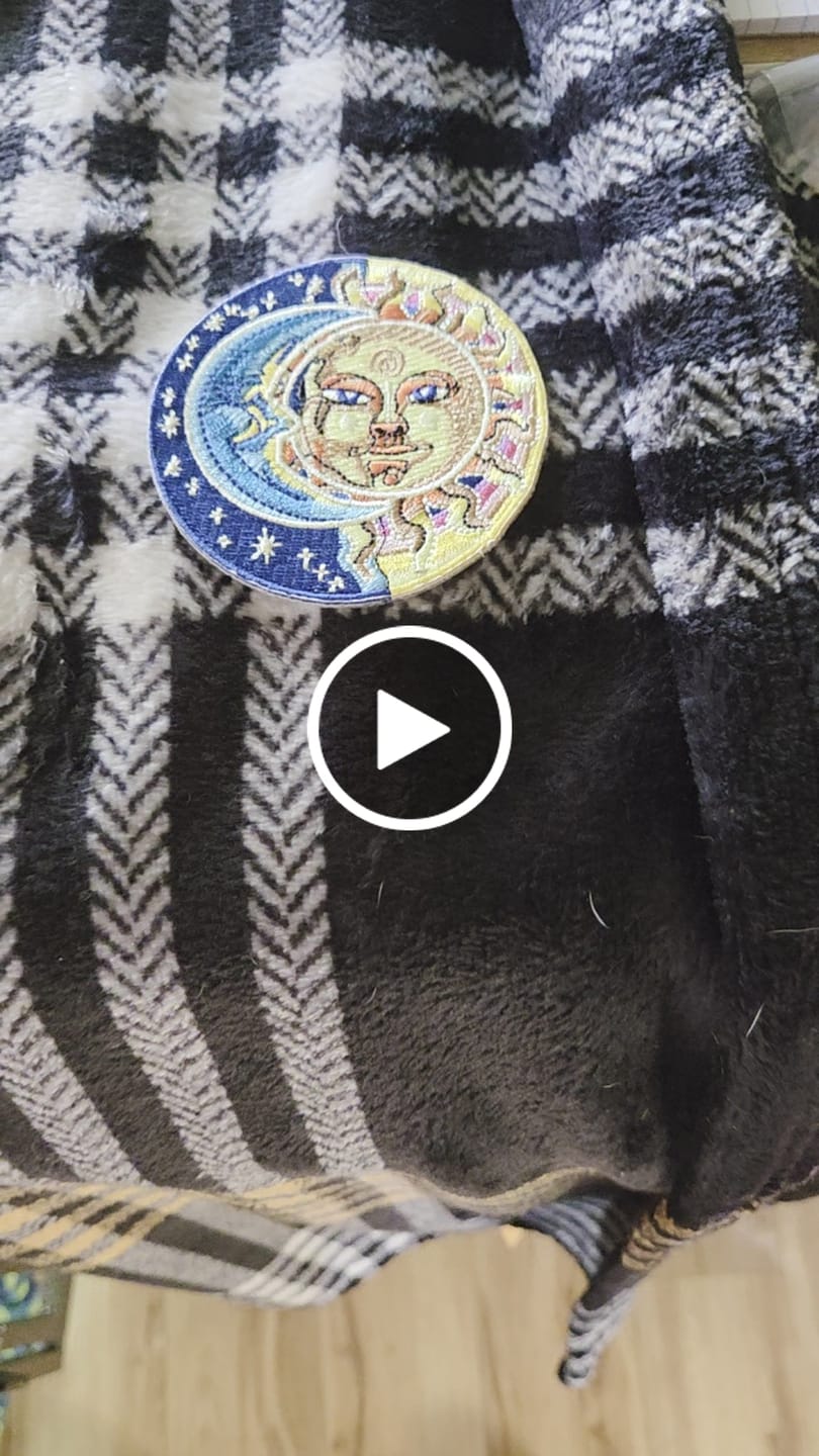 Customer video review of Sun, Moon and Stars Patch