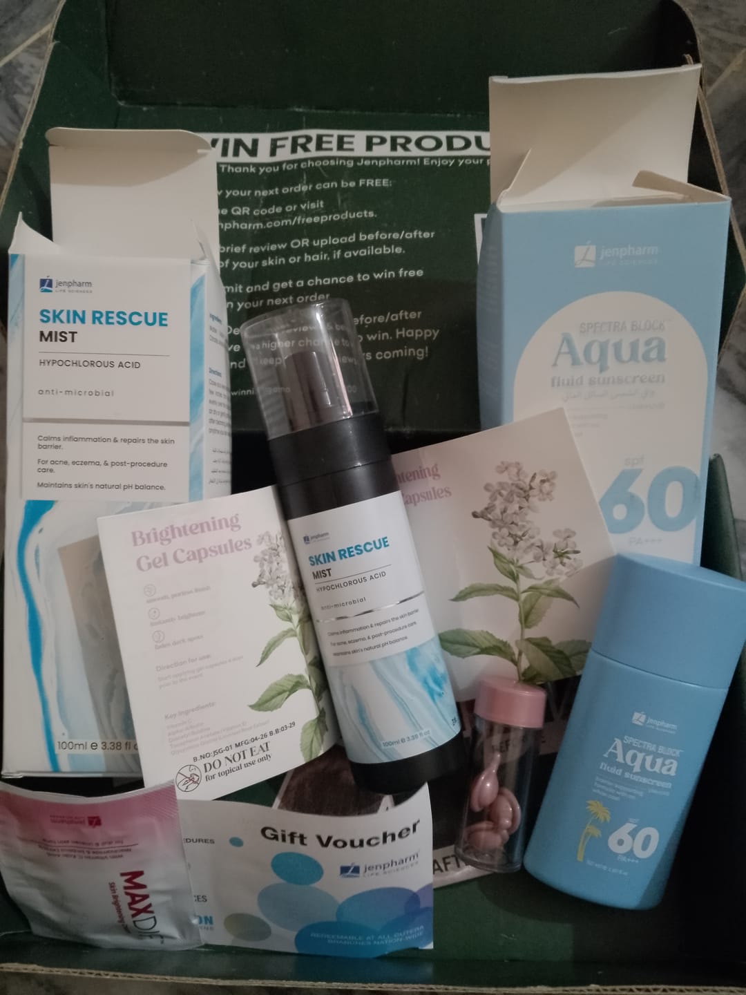 Customer photo review of Spectra Block Aqua Fluid Sunscreen SPF 60 PA+++