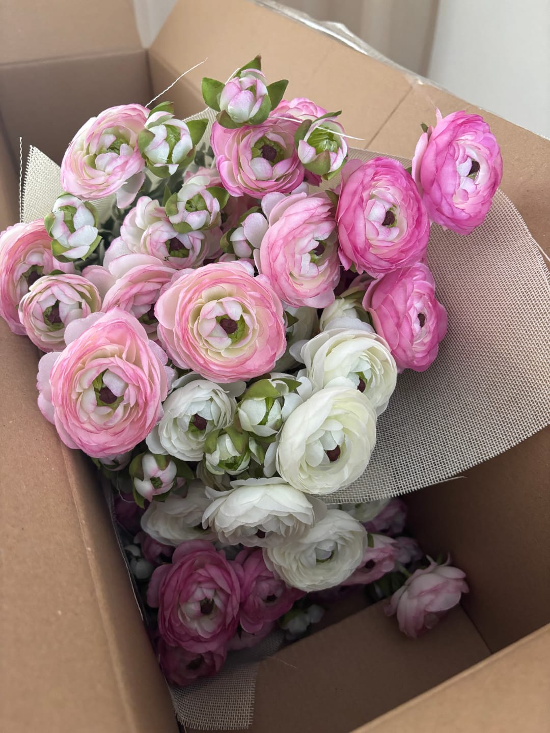 Customer photo review of Zijden Madeliefjes (10 stengels) - Wit