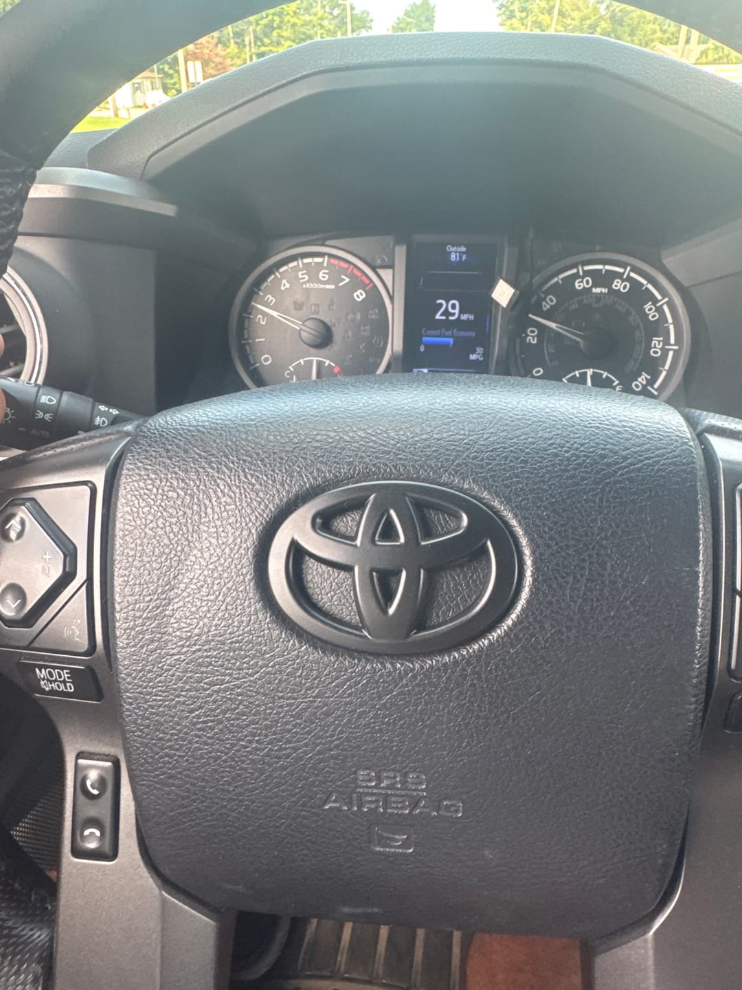 Customer photo review of Steering Wheel Emblem Overlay