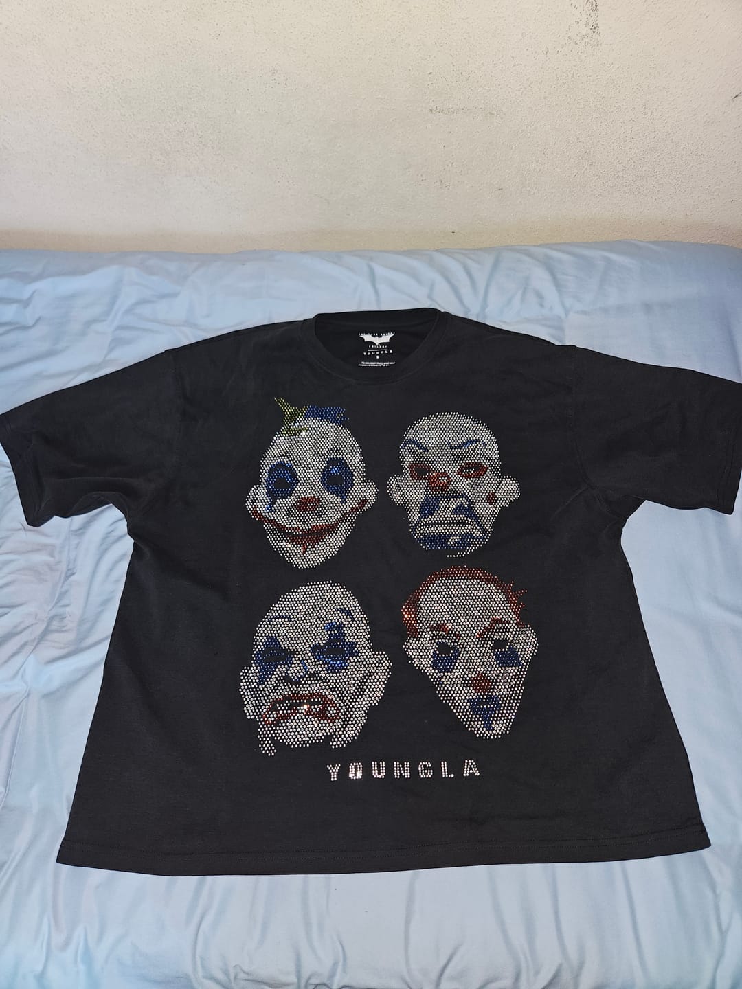 Customer photo review of 4257 - Batman Rhinestone Tees