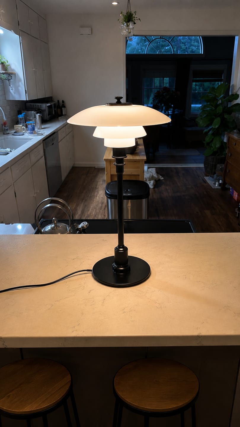 Customer photo review of Danish Design Table Lamp