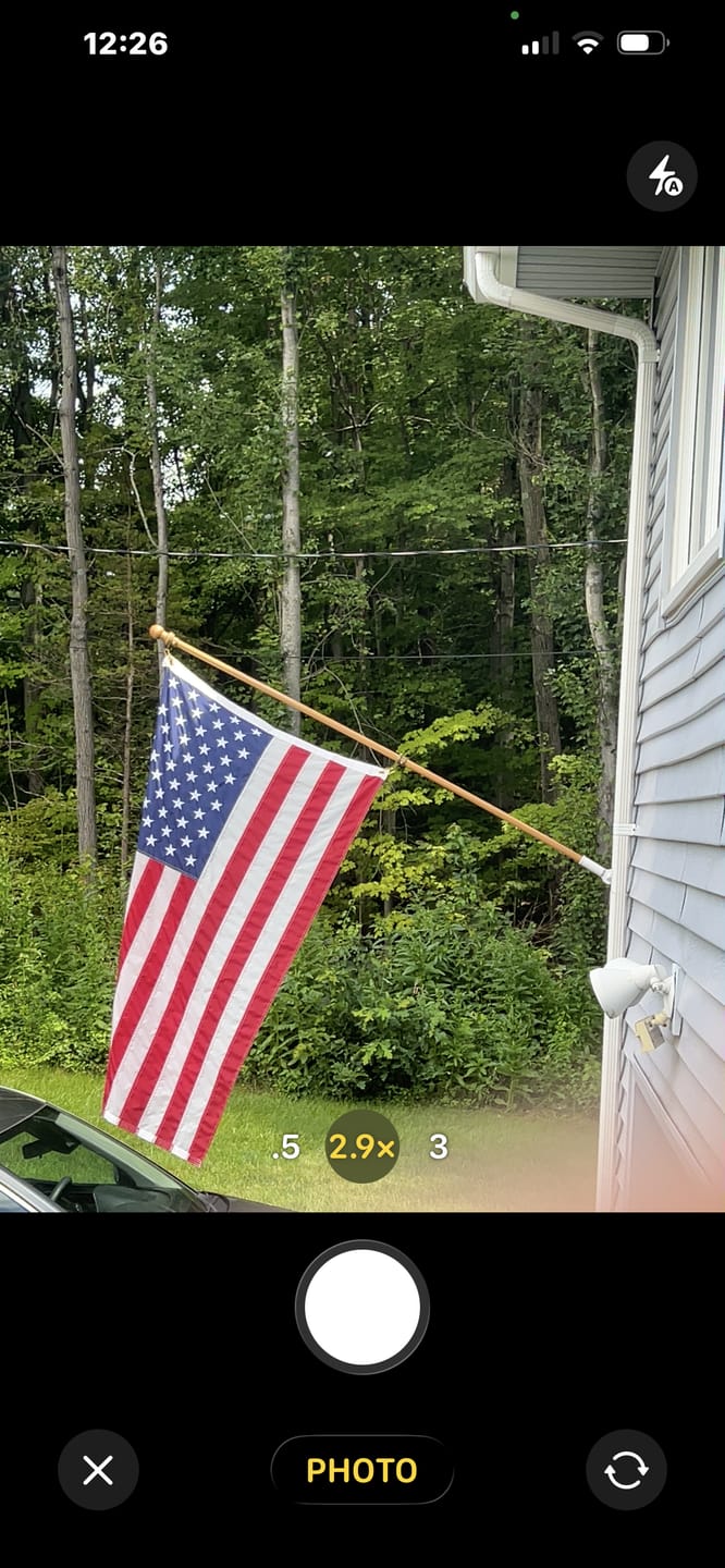 Customer photo review of 3' x 5' American Flag