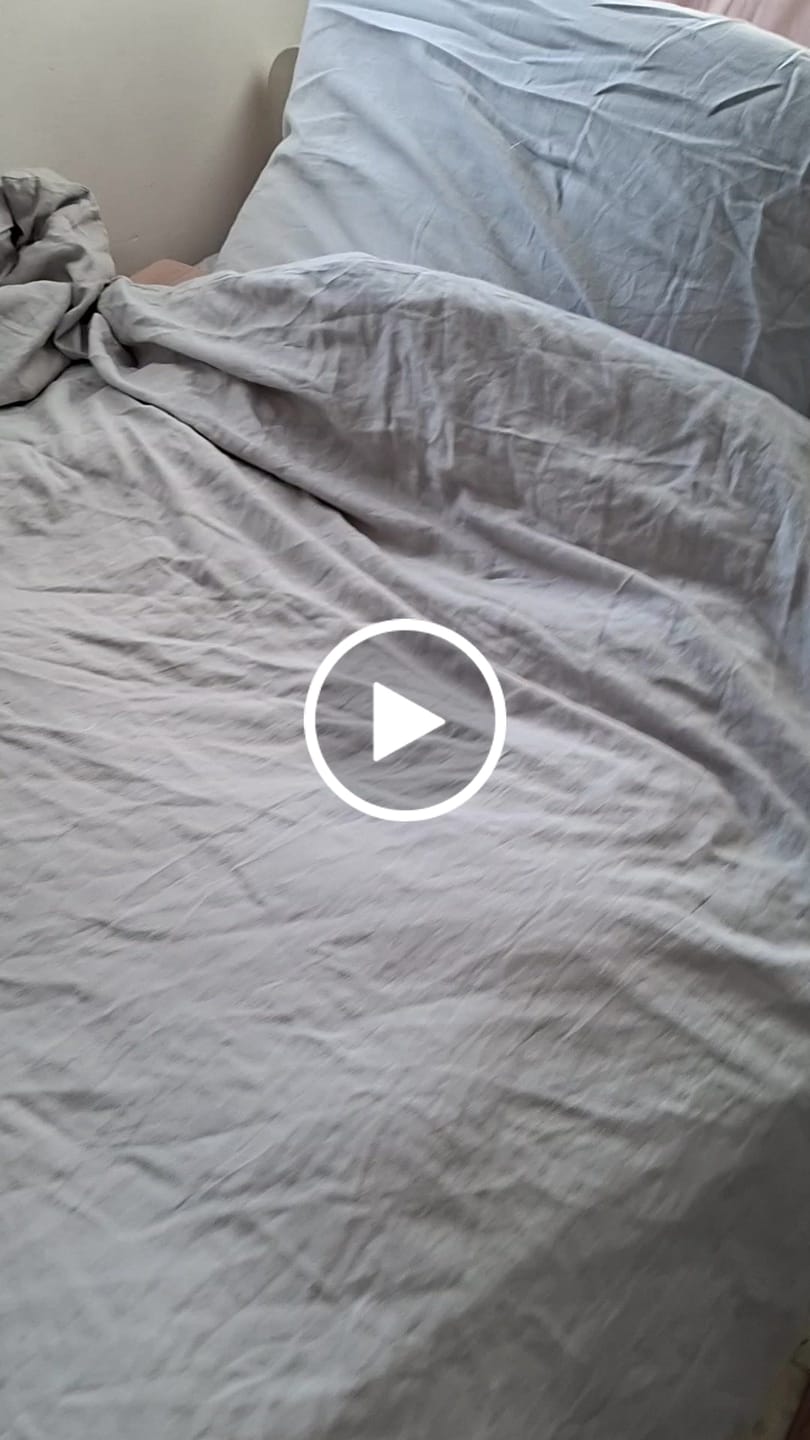Customer video review of סט מצעי במבוק - Light Gray