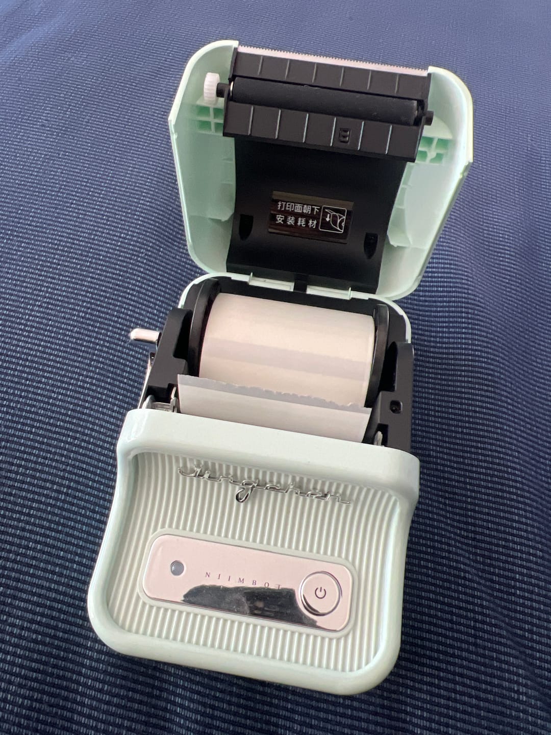 Customer photo review of Large Transparent Round Labels - 50*50mm 150 per roll ⚬