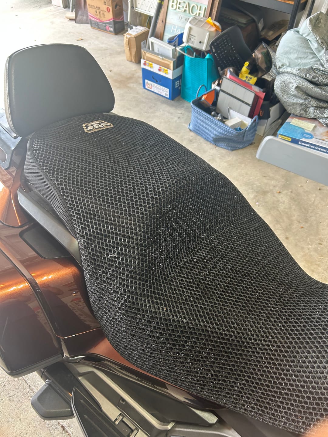 Customer photo review of Wind Rider Seat Cover