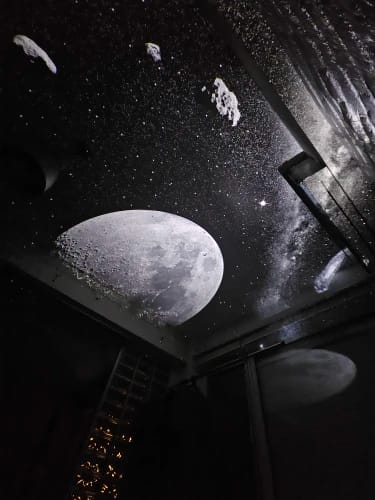 Customer photo review of Starry Sky Galaxy Projector
