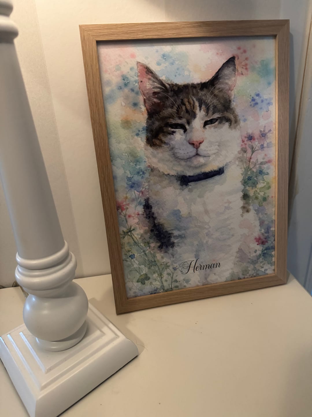 Customer photo review of Personalised Poster - Watercolour