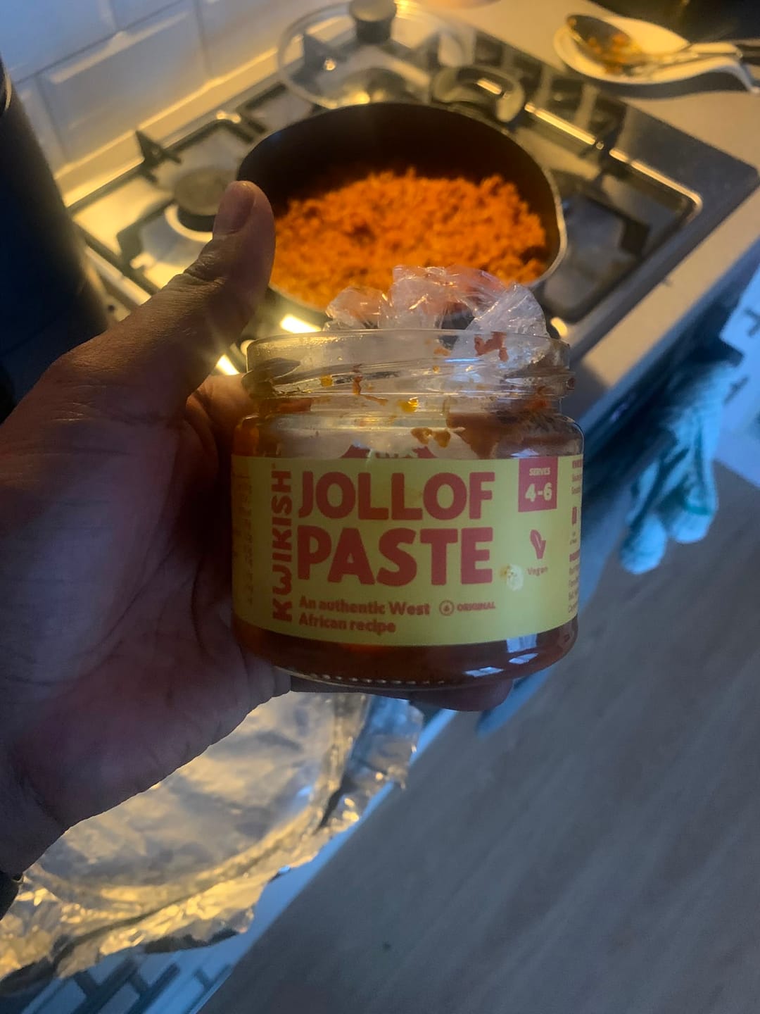 Customer photo review of Kwikish Jollof Paste