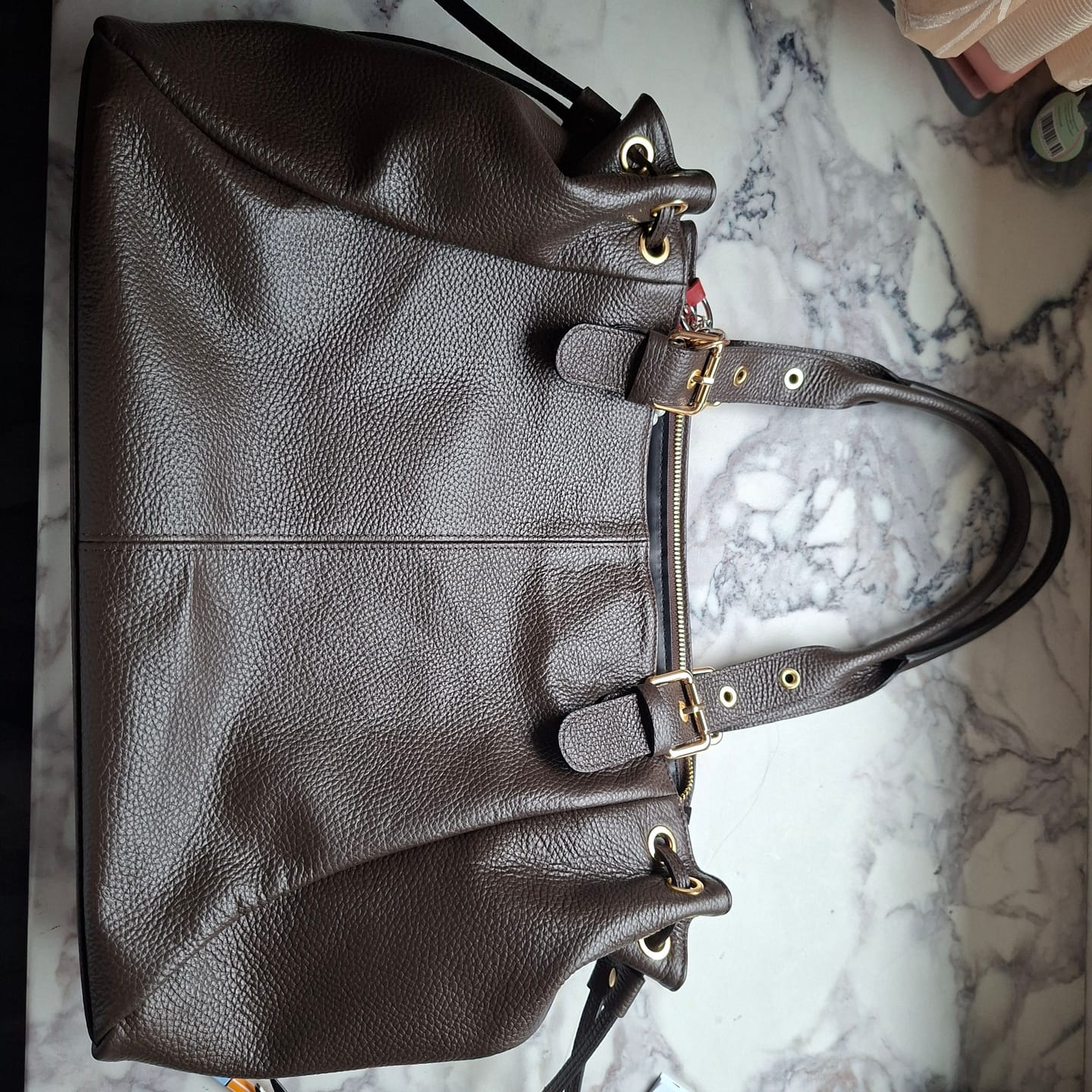 Customer photo review of Muse bag Espresso