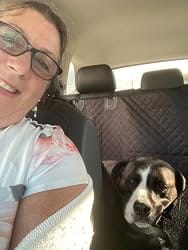 Customer photo review of DOG CAR SEAT COVER