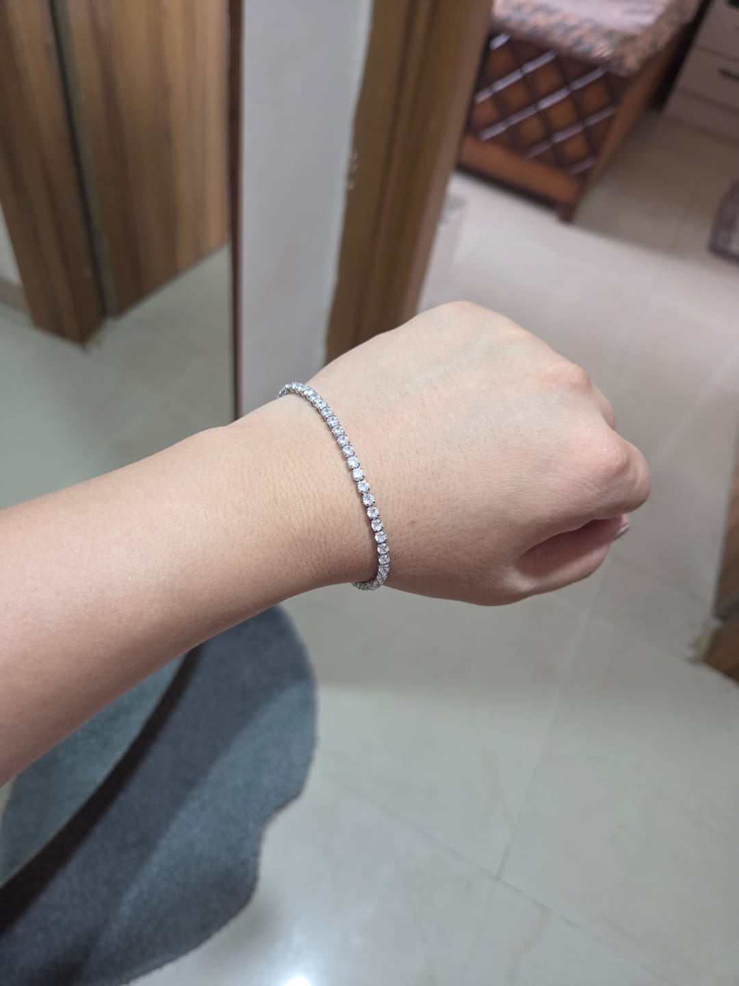 Customer photo review of Tennis Bracelet