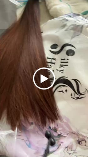 Customer video review of Vietnamese Super Double Drawn Bone Straight Ombre Chocolate Brown Bundles