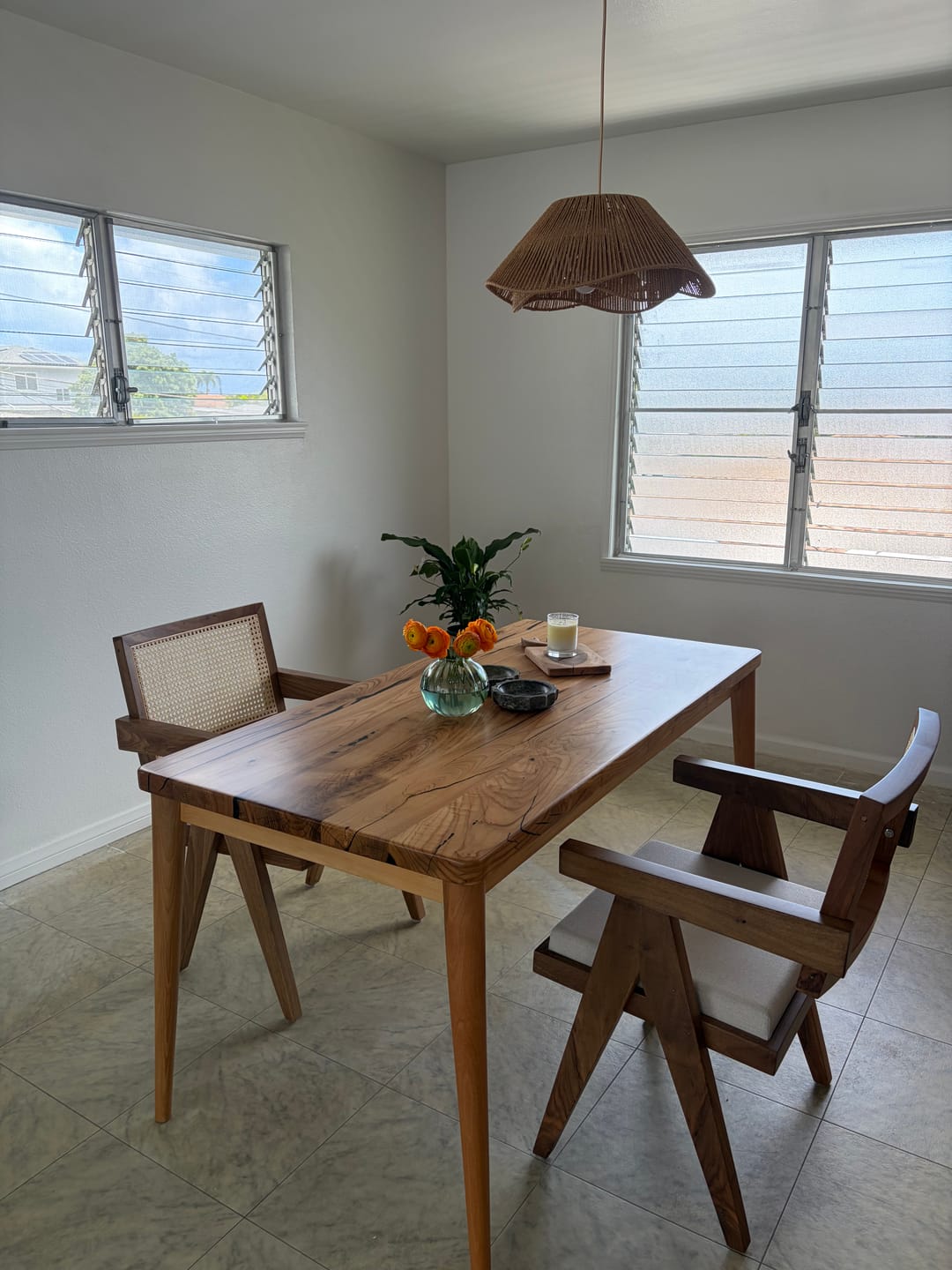 Customer photo review of Pierre Jeanneret Dining Armchair - Chandigarh Walnut Chair