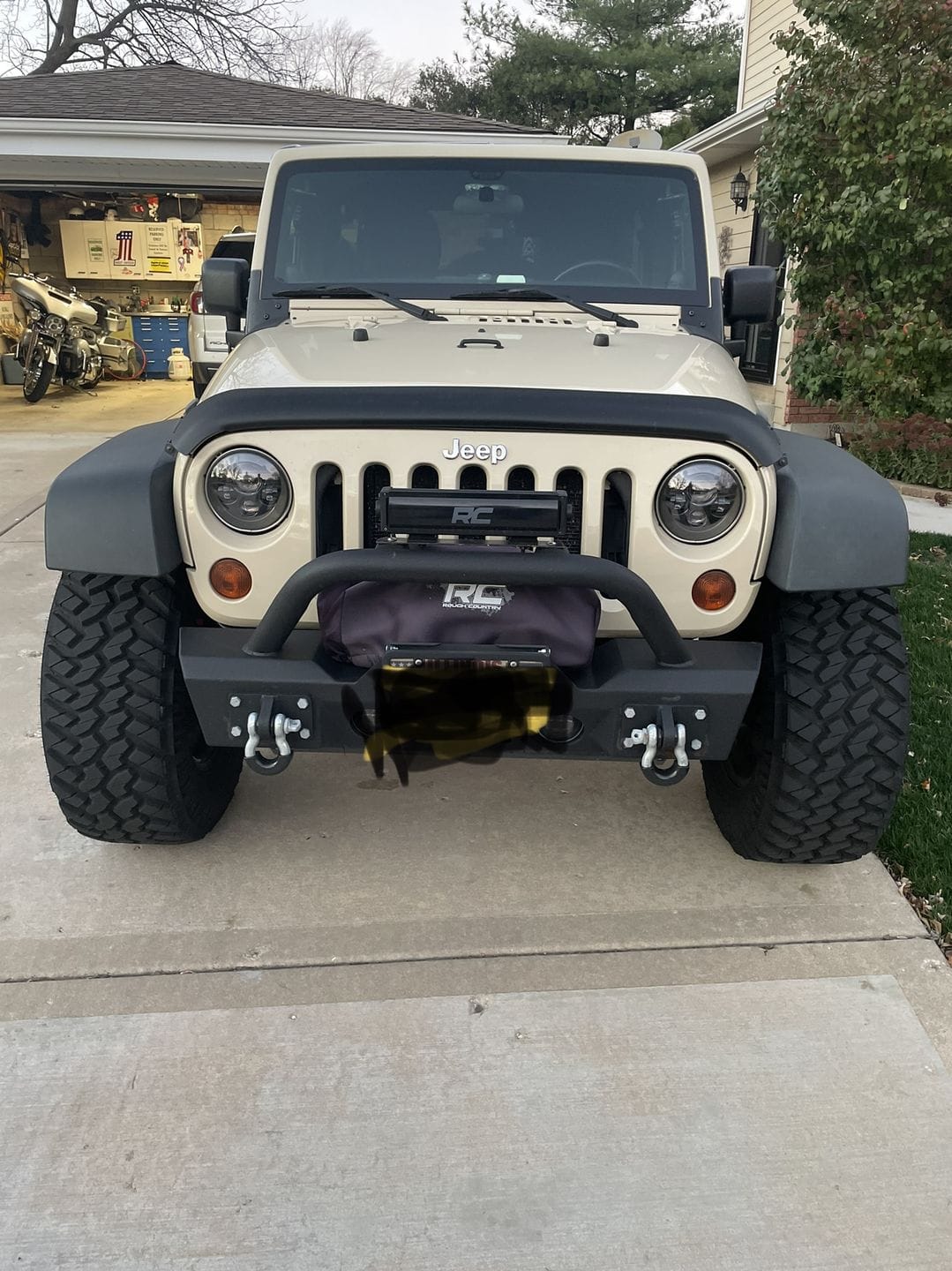 Customer photo review of Smoked Lens LED Headlights For 97-18 Jeep Wrangler TJ/ JK ( DOT Approved )