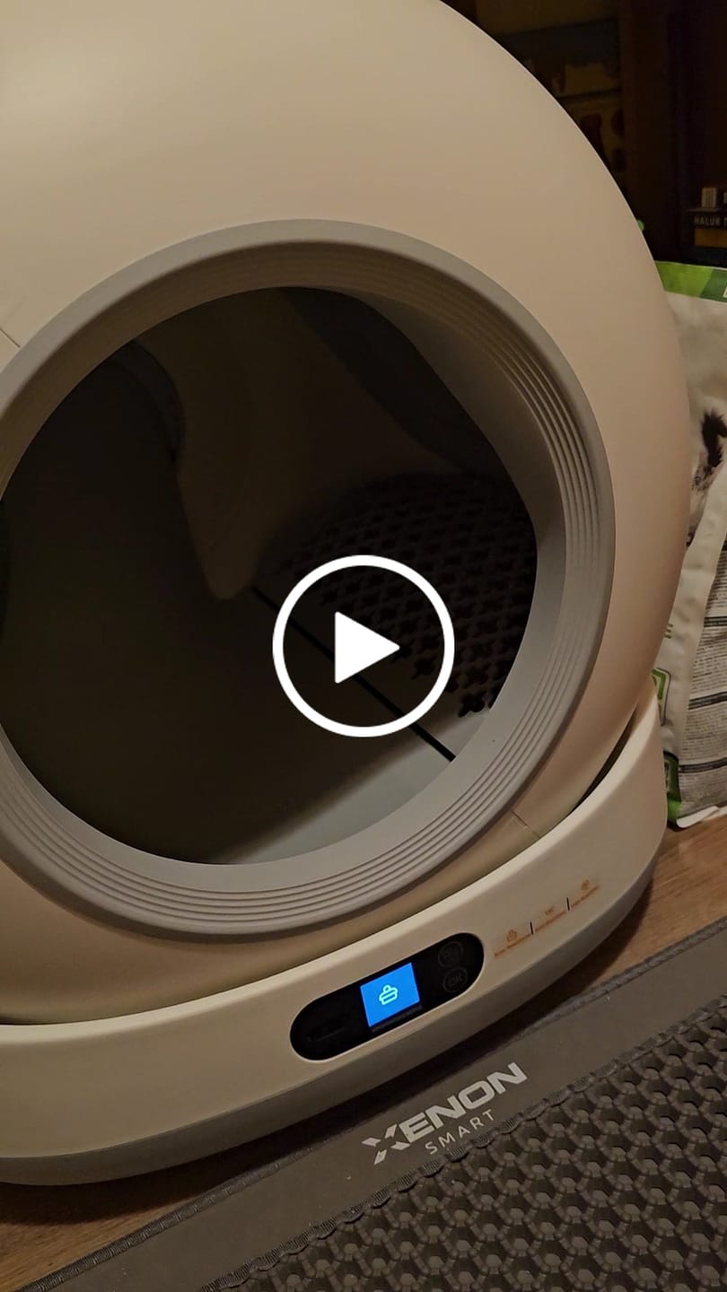 Customer video review of Otomatik Kedi Tuvaleti (Kameralı) | 72 Lt, 1080p, Mobil Kontrol, Wifi, Akıllı Kedi Tuvaleti (X8623)