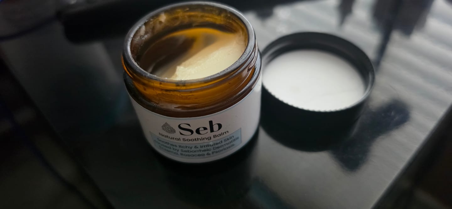 Customer photo review of Seb Natural Soothing Balm