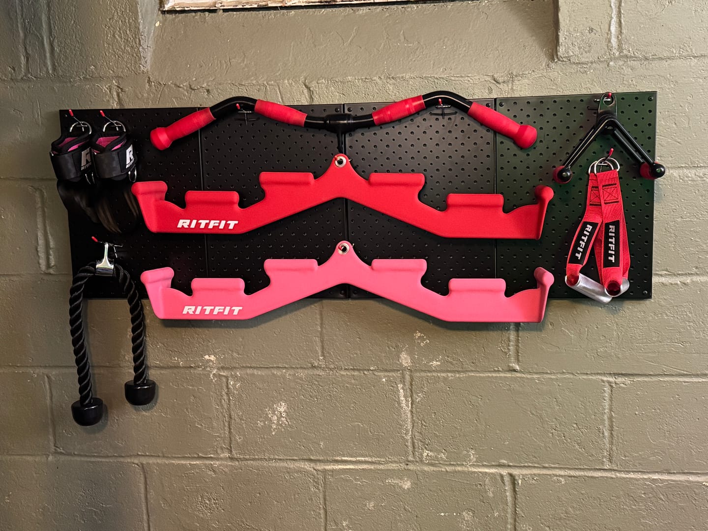 Customer photo review of RitFit All-in-one Multi-Grip LAT Pull Down Bar
