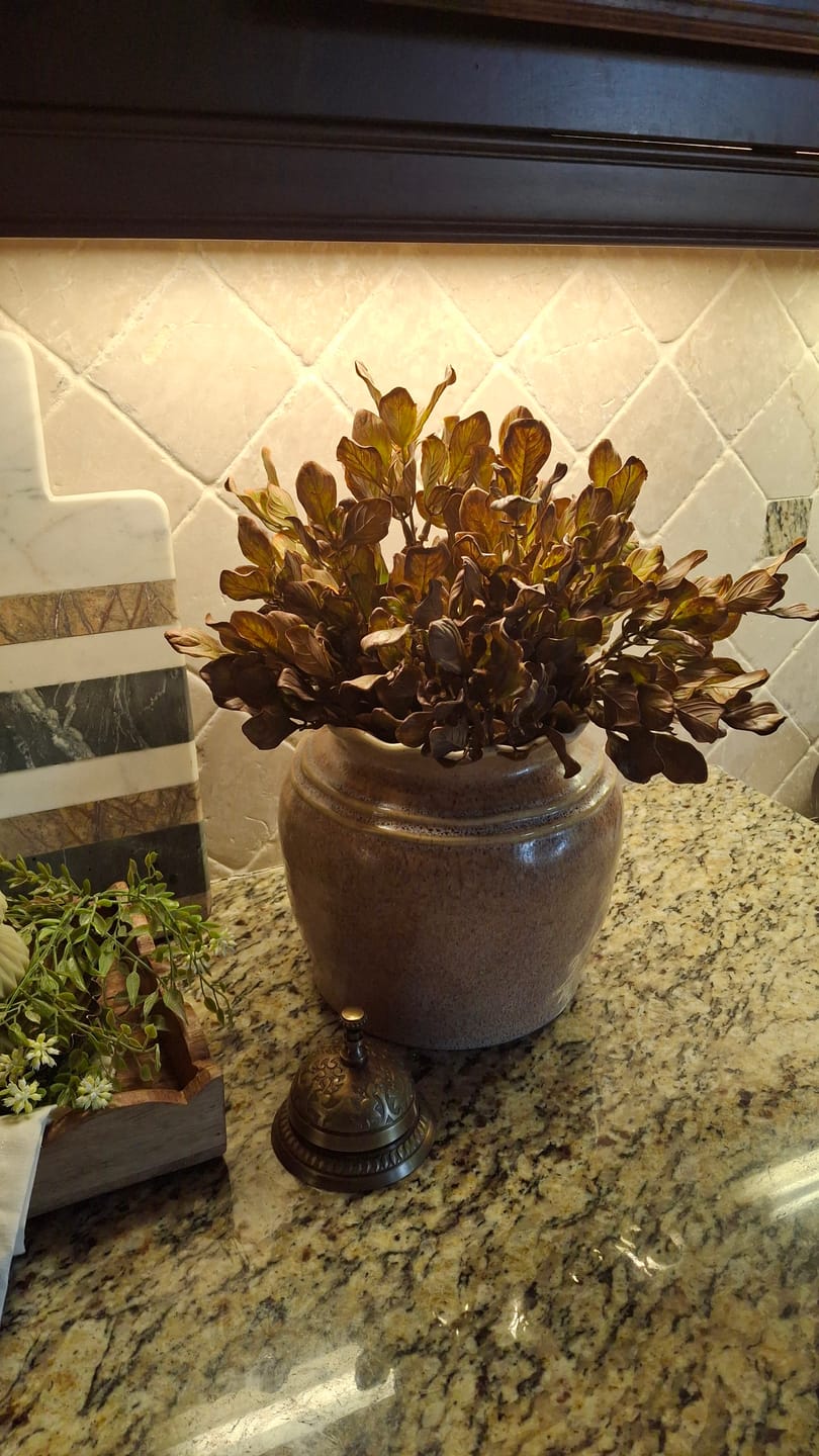 Customer photo review of Eliana Beige Ceramic Pot