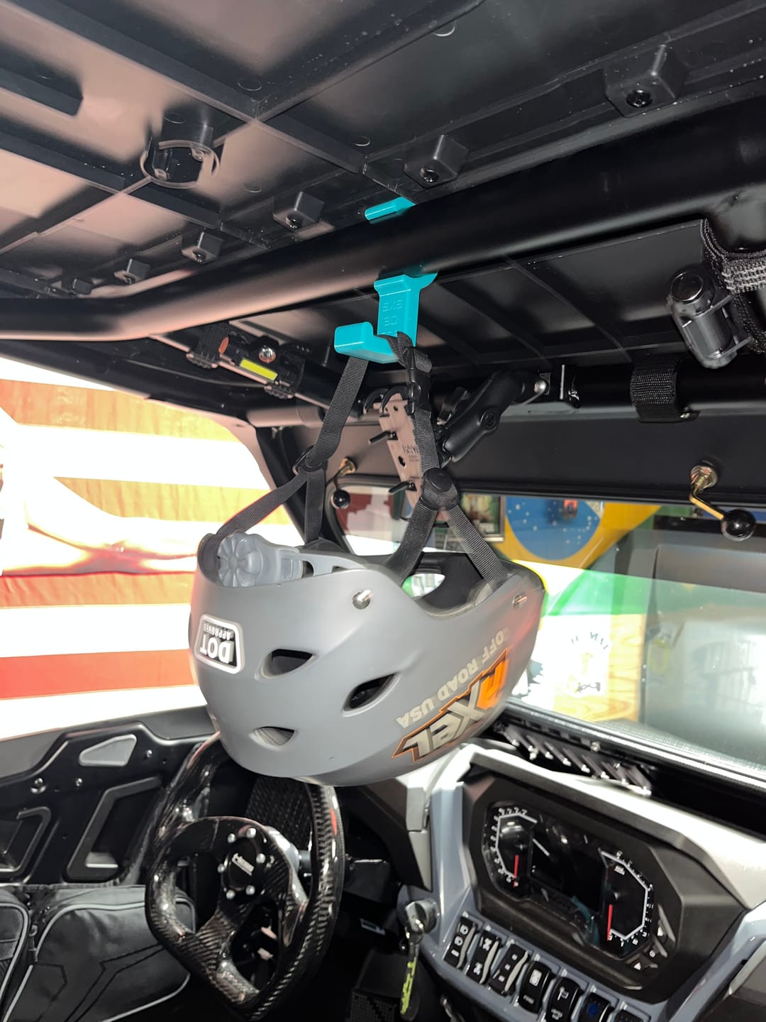 Customer photo review of Helmet Hanger